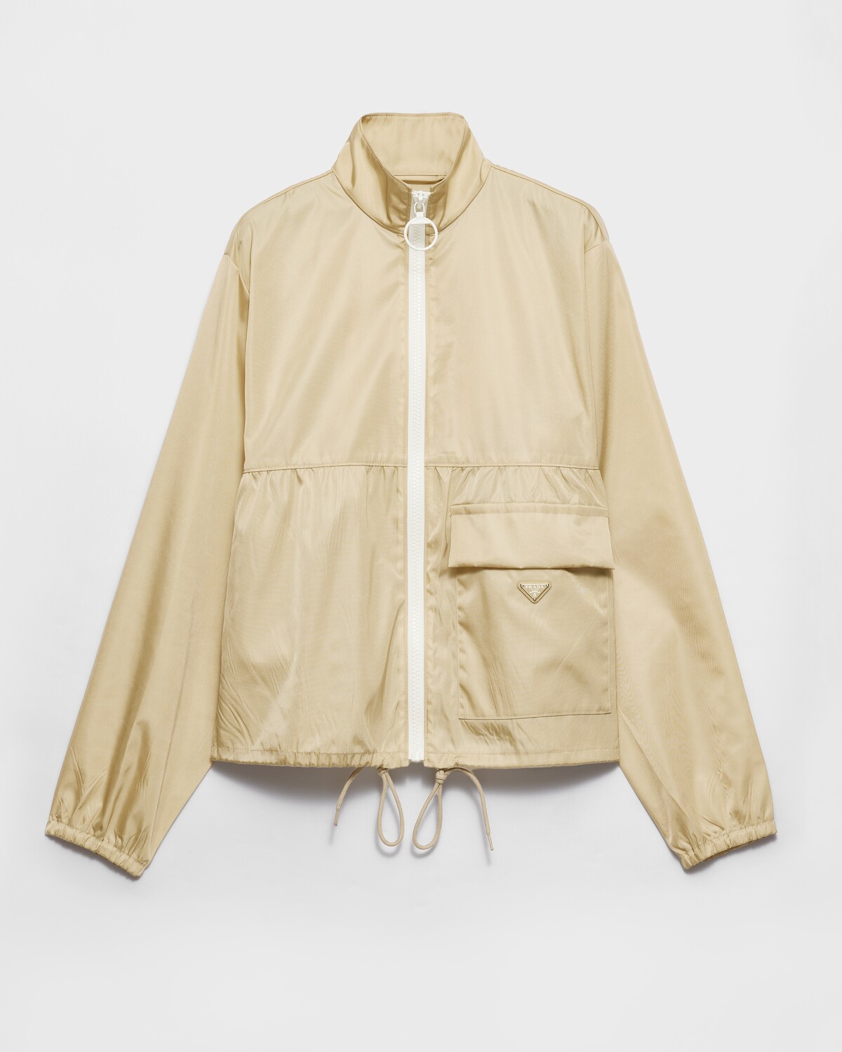 Блузон из Re-Nylon Prada, бежевый
Блузон из Re-Nylon Prada, бежевый