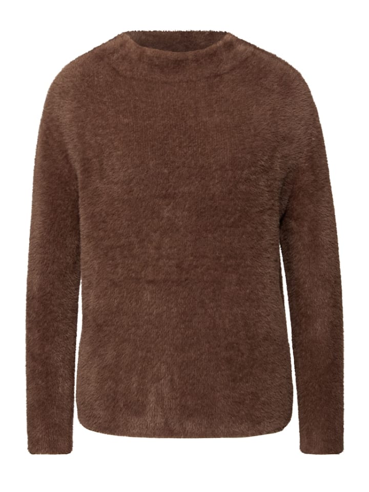 Свитер из пряжи Перья коричневого цвета Street One
Свитер из пряжи Перья коричневого цвета Street One