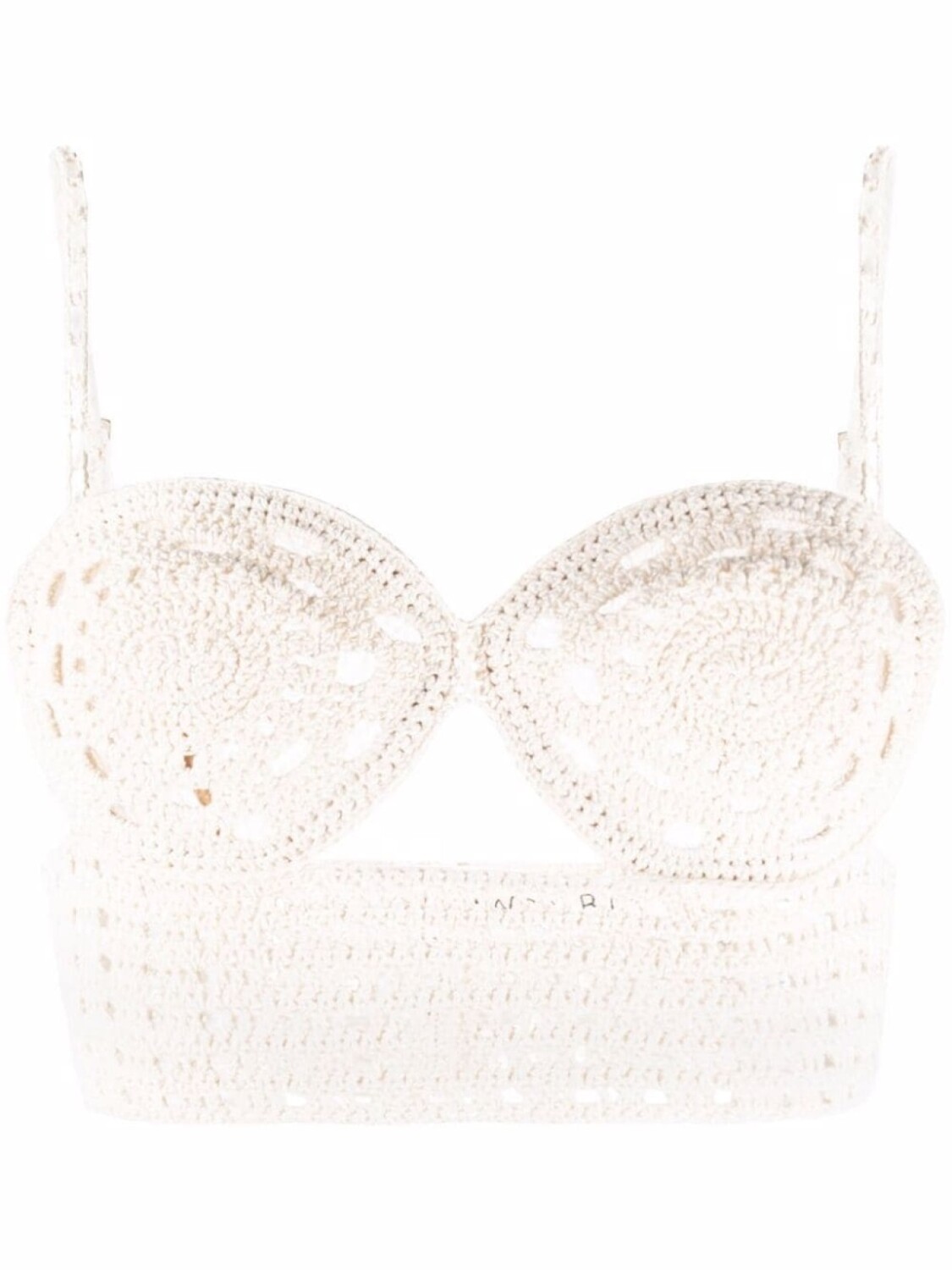 Укороченный трикотажный топ Magda Butrym, бежевый
Укороченный трикотажный топ Magda Butrym, бежевый