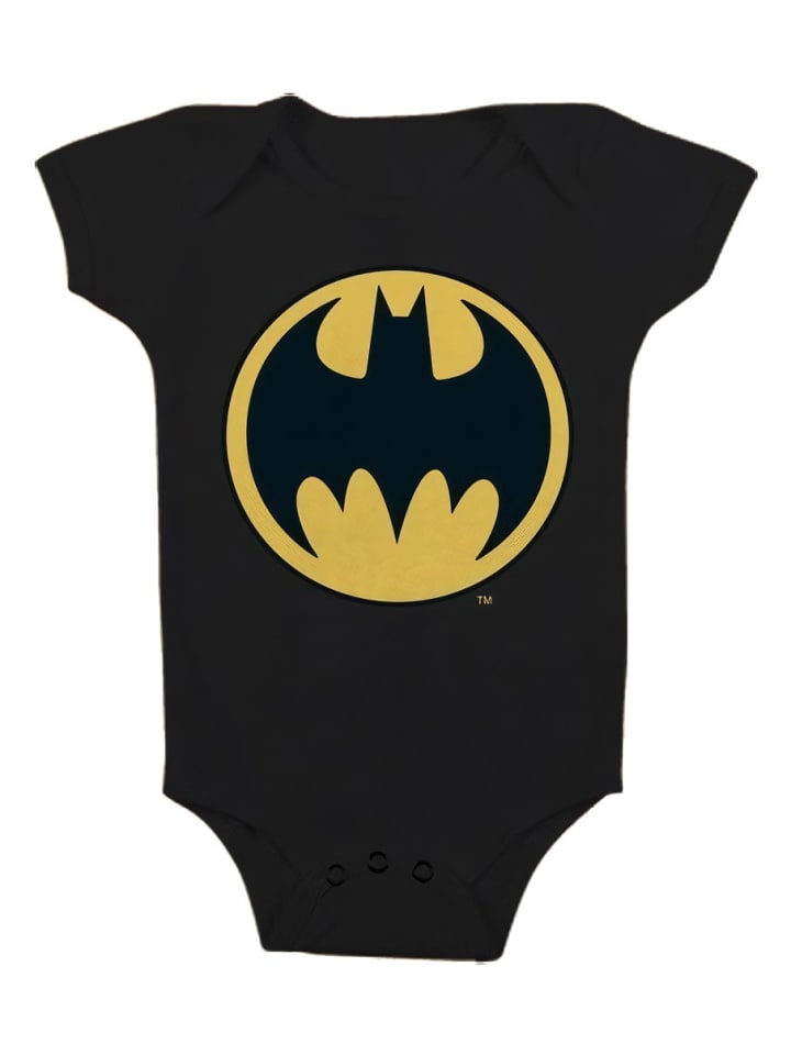 Batman Детский боди с короткими рукавами, черный
Batman Детский боди с короткими рукавами, черный