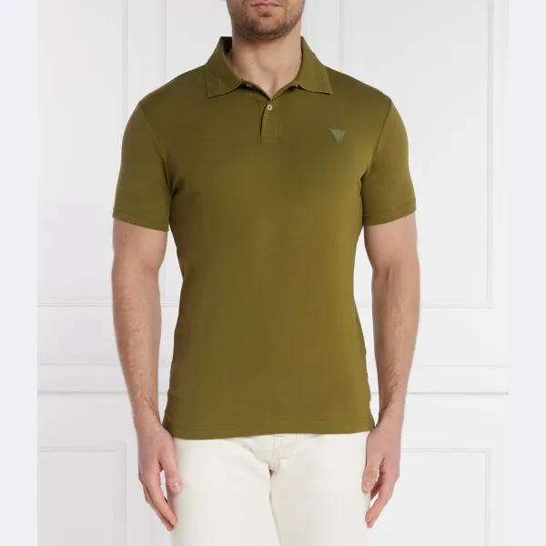 Рубашка поло очень узкого кроя Guess, хаки
Рубашка поло очень узкого кроя Guess, хаки