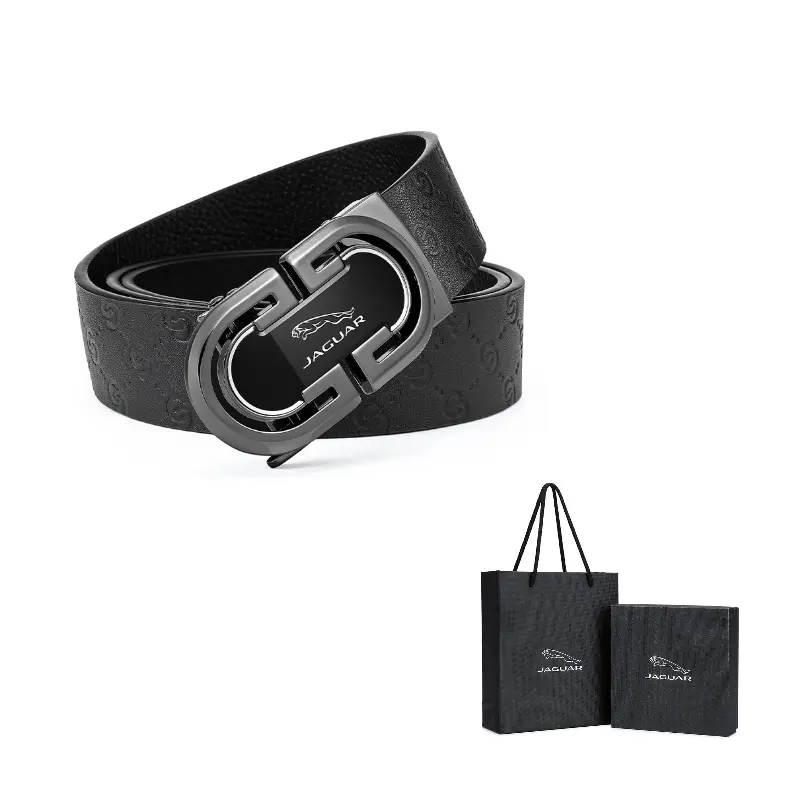 JAGUAR Кожаный ремень мужской черный металлик шириной 3,5 см, Black Gunmetal
JAGUAR Кожаный ремень мужской черный металлик шириной 3,5 см, Black Gunmetal