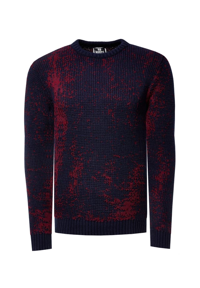 Вязаный свитер в модном двухцветном исполнении. Rusty Neal, синий
Вязаный свитер в модном двухцветном исполнении. Rusty Neal, синий