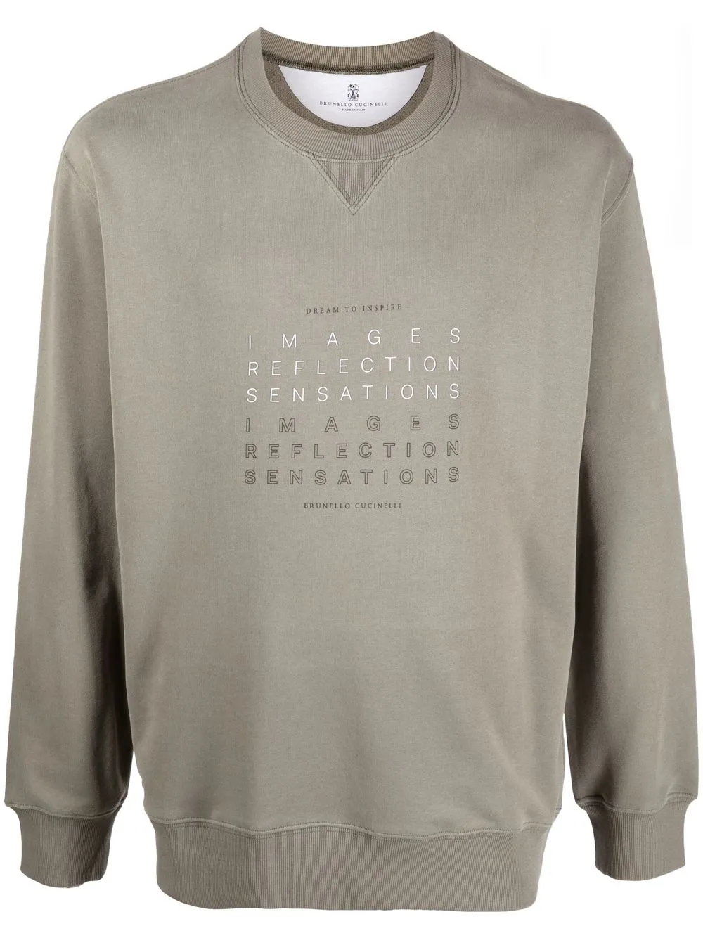 Толстовка с логотипом Brunello Cucinelli, зеленый
Толстовка с логотипом Brunello Cucinelli, зеленый