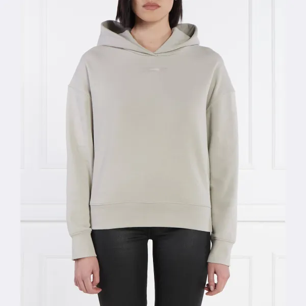Толстовка обычного кроя с микро-логотипом Calvin Klein, бежевый
Толстовка обычного кроя с микро-логотипом Calvin Klein, бежевый
