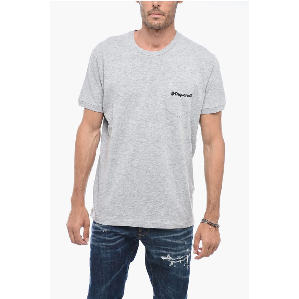 Футболка с круглым вырезом и нагрудным карманом с логотипом Dsquared2, Gray
Футболка с круглым вырезом и нагрудным карманом с логотипом Dsquared2, Gray