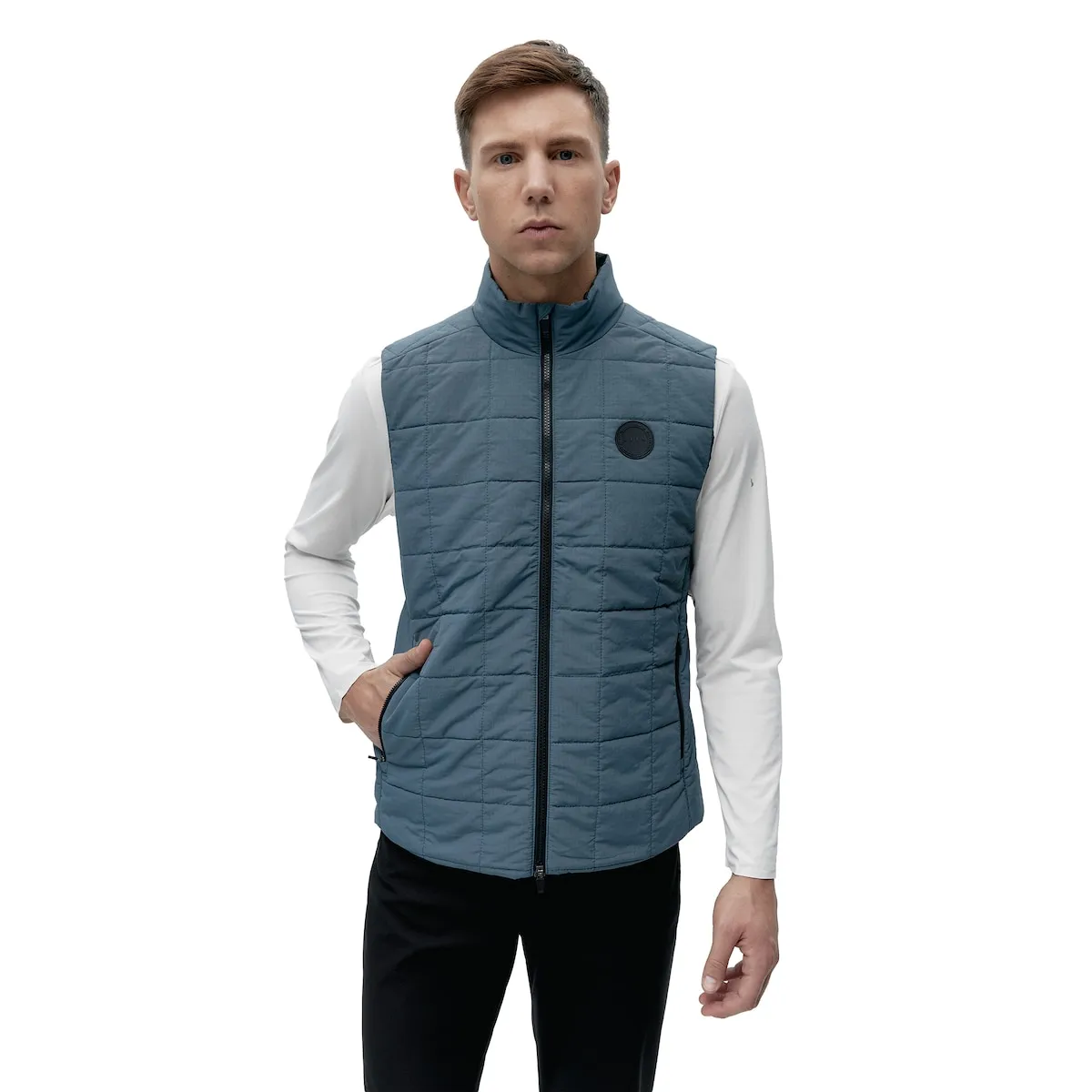 Мужской жилет Merrit Born Living Yoga, серебристо-голубой
Мужской жилет Merrit Born Living Yoga, серебристо-голубой