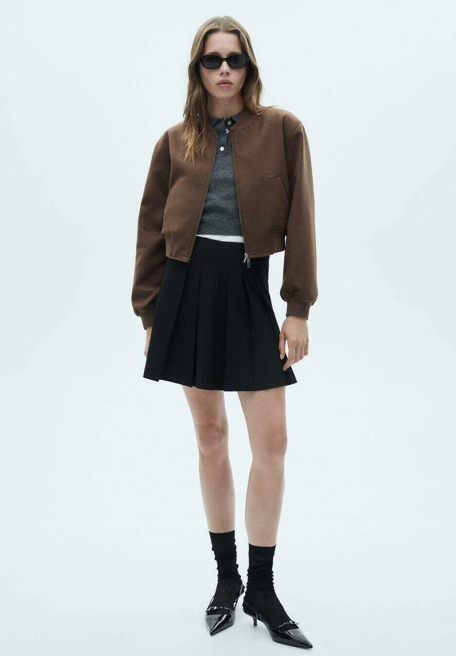 Юбка А-силуэта Mango, черный
Юбка А-силуэта Mango, черный