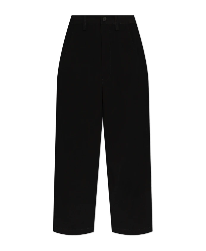 Широкие брюки Yohji Yamamoto, черный
Широкие брюки Yohji Yamamoto, черный