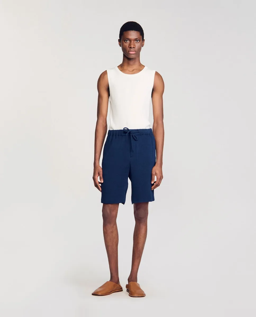 Мужские мятные бермуды Sandro, синий
Мужские мятные бермуды Sandro, синий