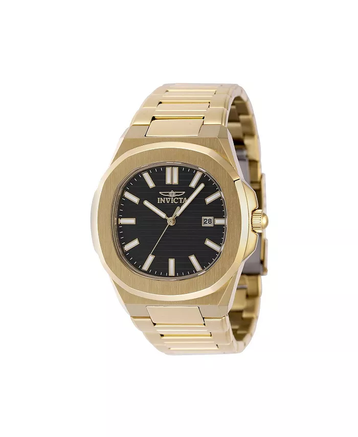 Мужские часы 48516 Speedway Quartz 3 Hand с черным циферблатом Invicta, золотой
Мужские часы 48516 Speedway Quartz 3 Hand с черным циферблатом Invicta, золотой