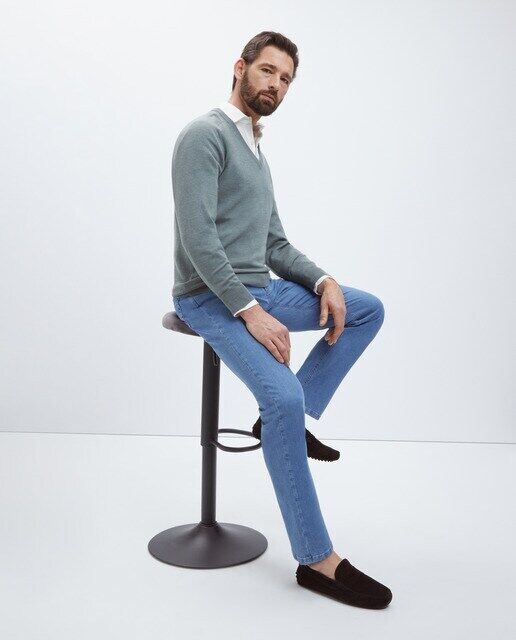 Мужские джинсовые брюки стандартного кроя Emidio Tucci, синий
Мужские джинсовые брюки стандартного кроя Emidio Tucci, синий