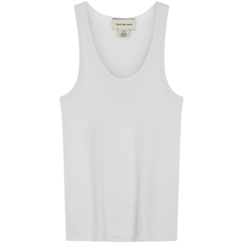 Майка Calvin Klein Cotton Contour Rib, лунный белый
Майка Calvin Klein Cotton Contour Rib, лунный белый