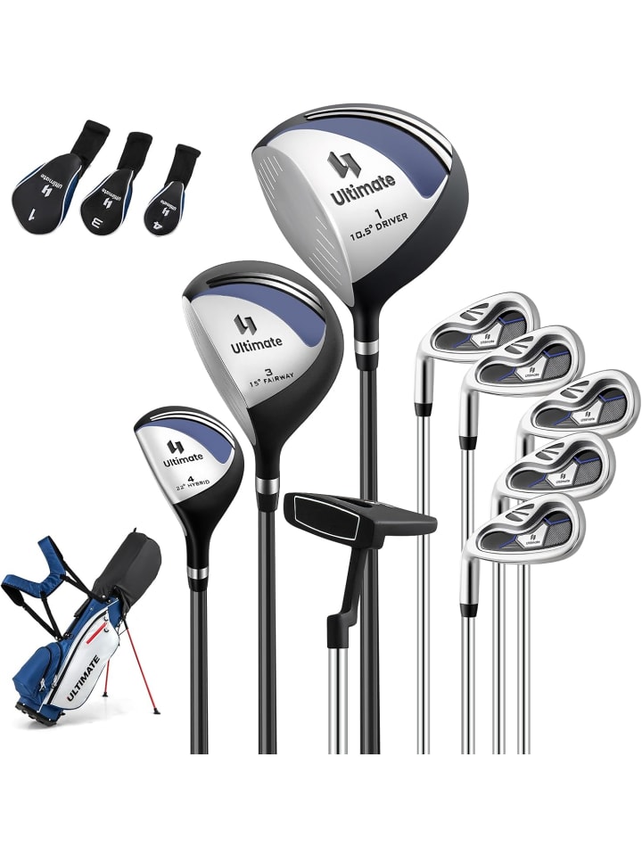 COSTWAY Мужской набор клюшек для гольфа синего цвета
COSTWAY Мужской набор клюшек для гольфа синего цвета