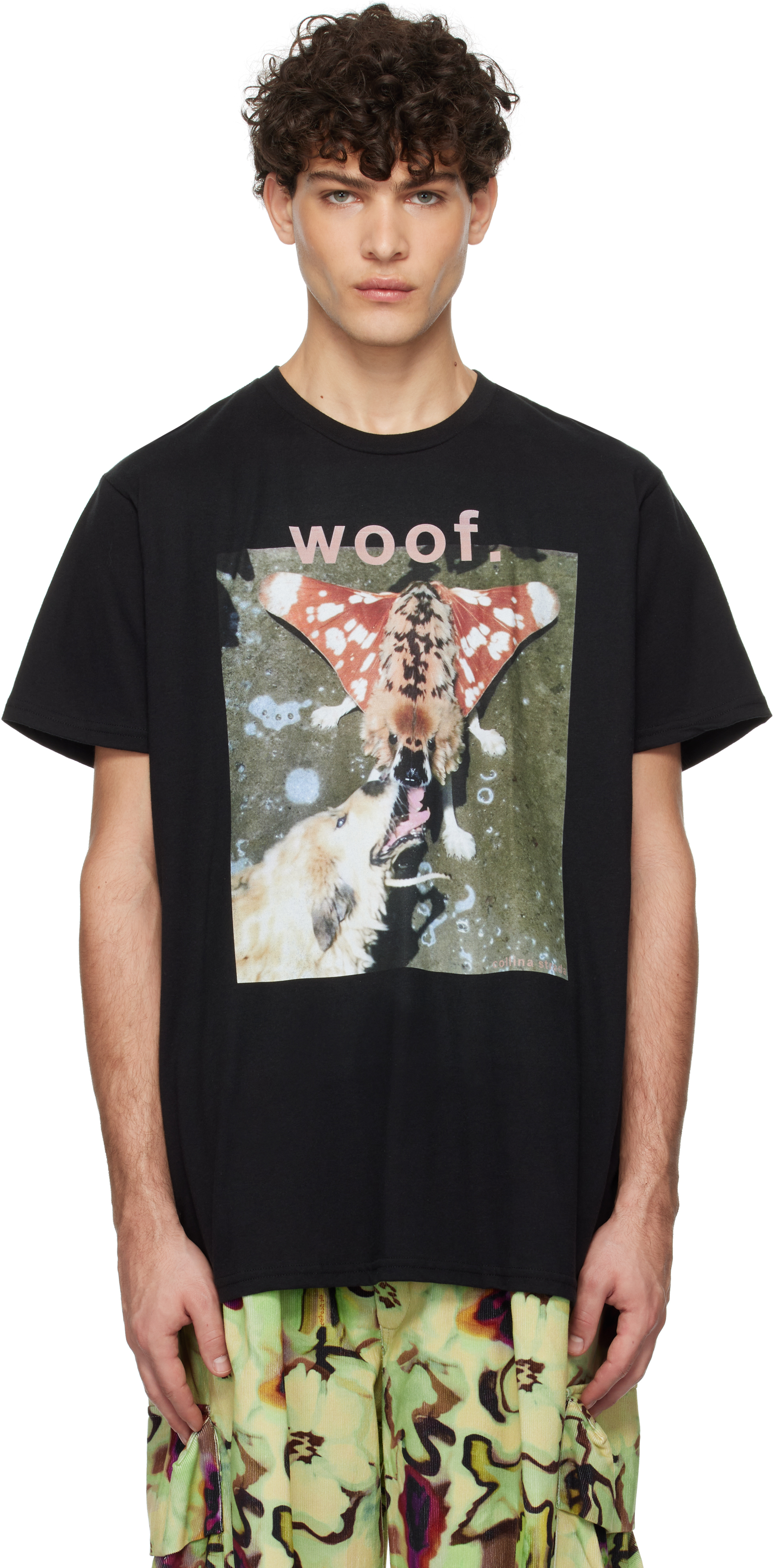 Черная футболка с принтом Collina Strada
Черная футболка с принтом Collina Strada