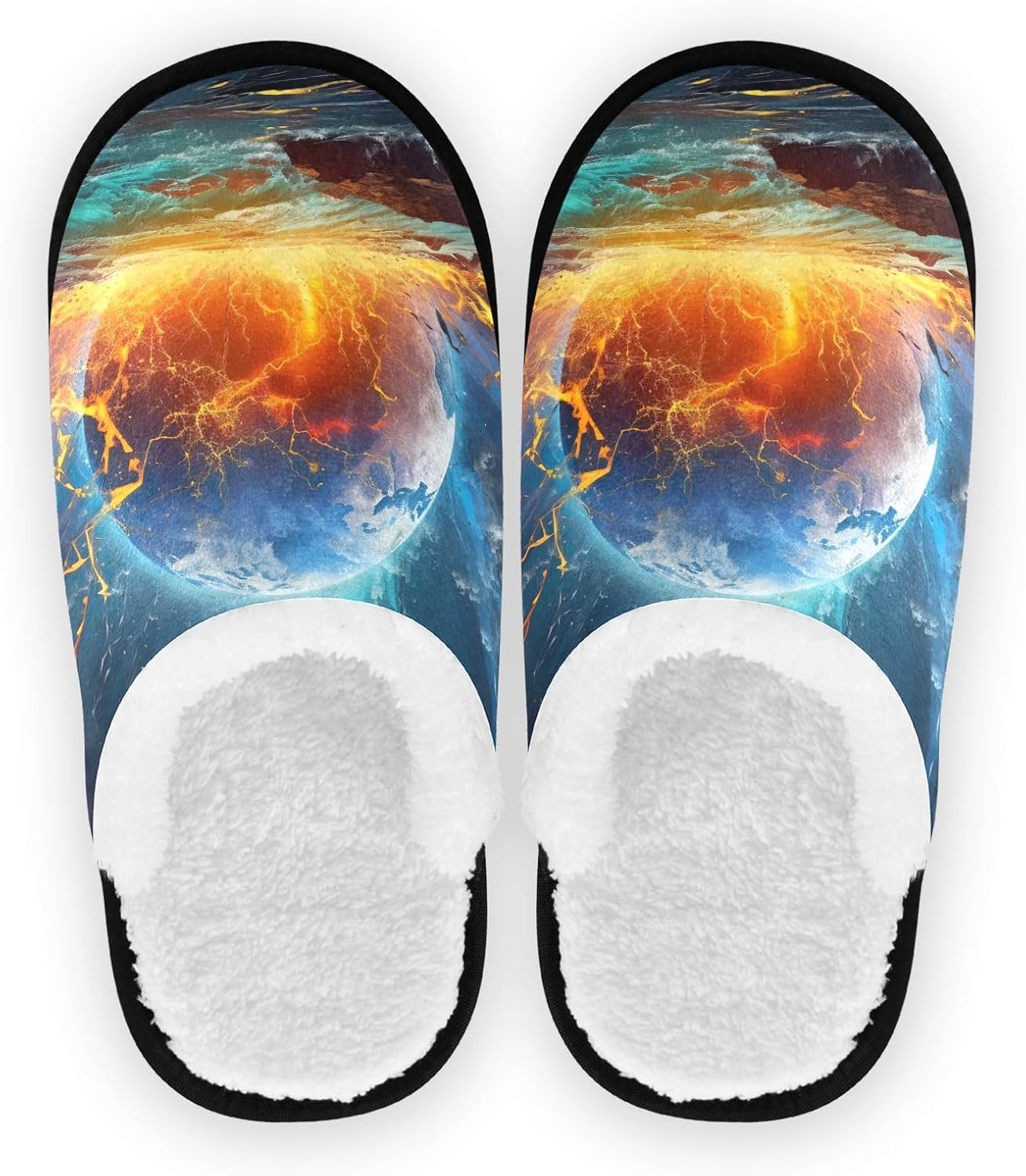 Домашние тапочки UMIRIKO Gold Flames Earth для женщин и мужчин, моющиеся, с противоскользящей подошвой, с сумкой для хранения, для путешествий и спа 20848582
Домашние тапочки UMIRIKO Gold Flames Earth для женщин и мужчин, моющиеся, с противоскользящей подошвой, с сумкой для хранения, для путешествий и спа 20848582