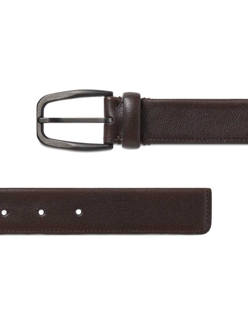 Кожаный ремень Zegna, коричневый
Кожаный ремень Zegna, коричневый
