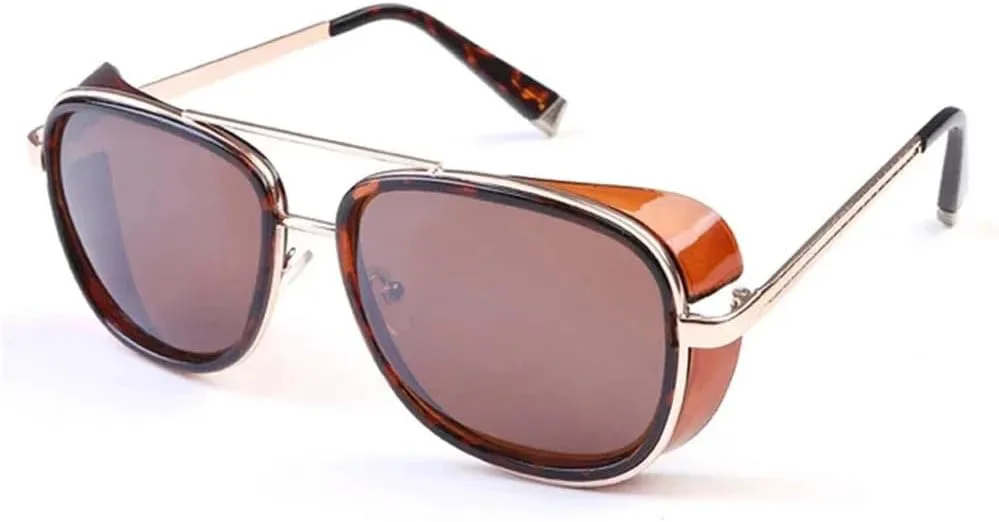 Солнцезащитные очки в стиле стимпанк для мужчин и женщин, зеркальные солнцезащитные очки, винтажные линзы, защита от ультрафиолета UV400 HDUBFY, Tortoisebrown-bro
Солнцезащитные очки в стиле стимпанк для мужчин и женщин, зеркальные солнцезащитные очки, винтажные линзы, защита от ультрафиолета UV400 HDUBFY, Tortoisebrown-bro