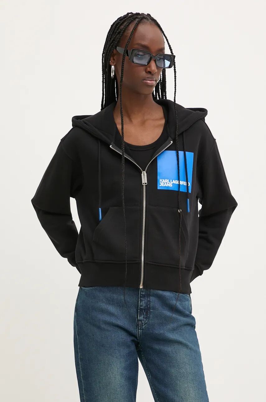 Толстовка Karl Lagerfeld Jeans, черный 
Толстовка Karl Lagerfeld Jeans, черный