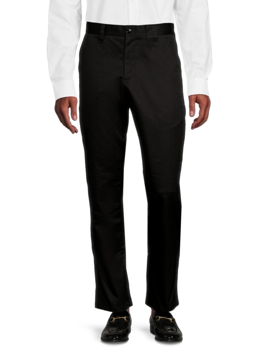 Хлопковые брюки Burberry, черный
Хлопковые брюки Burberry, черный