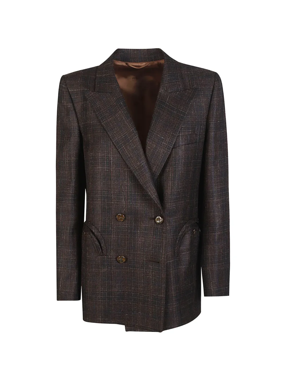 Двубортный пиджак в клетку Everynight Blazé Milano, коричневый
Двубортный пиджак в клетку Everynight Blazé Milano, коричневый