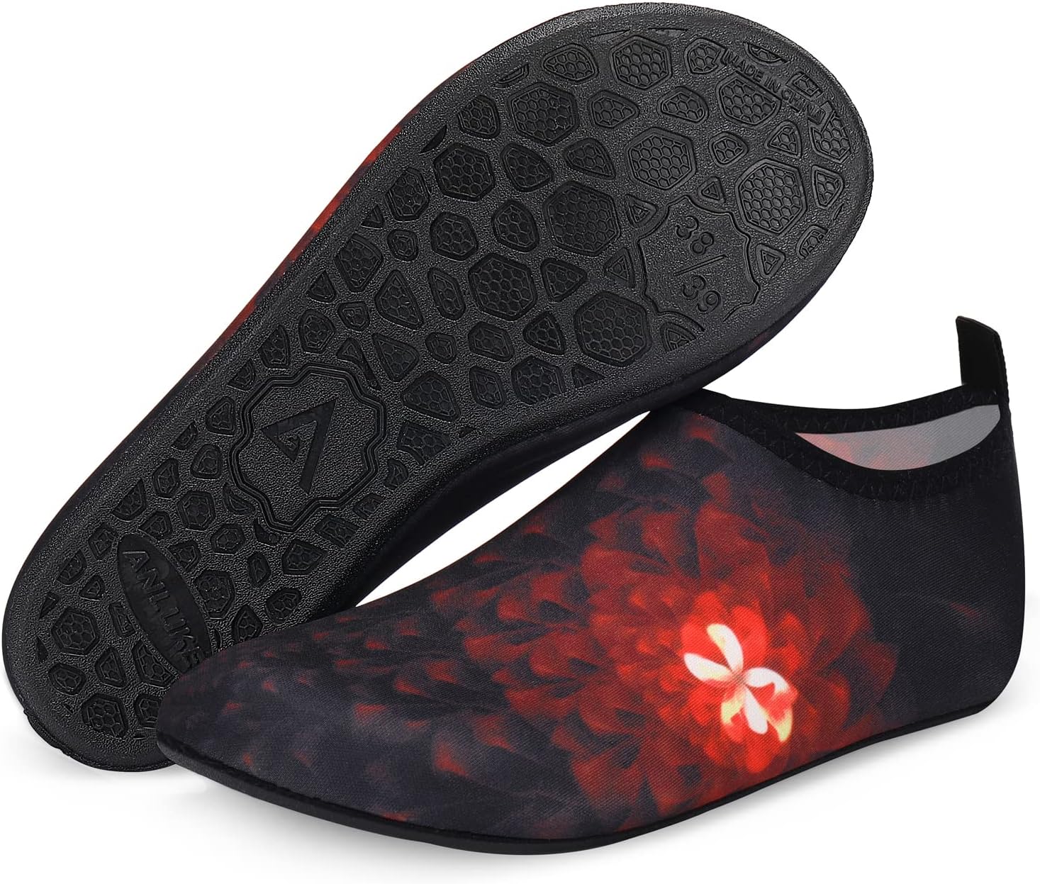 Водные туфли ANLUKE Barefoot Aqua Yoga, быстро сохнущие пляжные плавательные и серфовые носки для женщин и мужчин, черный
Водные туфли ANLUKE Barefoot Aqua Yoga, быстро сохнущие пляжные плавательные и серфовые носки для женщин и мужчин, черный