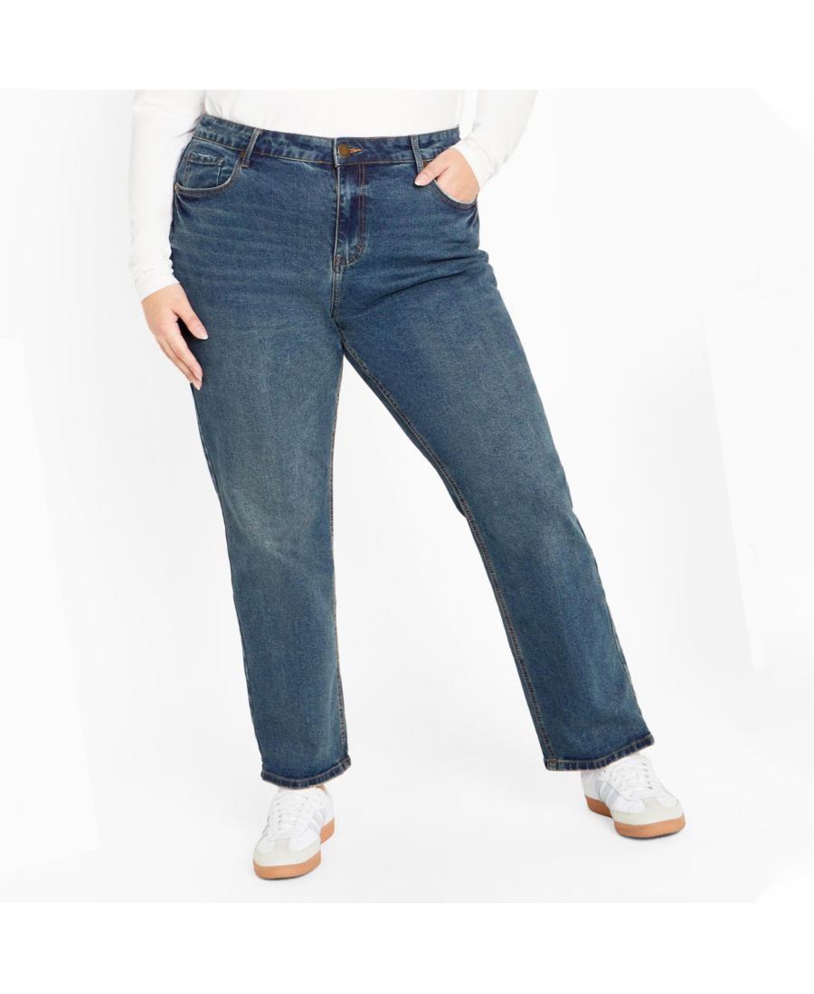 Джинсы прямого кроя Harley Fit Amira больших размеров CITY CHIC, Mid denim
Джинсы прямого кроя Harley Fit Amira больших размеров CITY CHIC, Mid denim