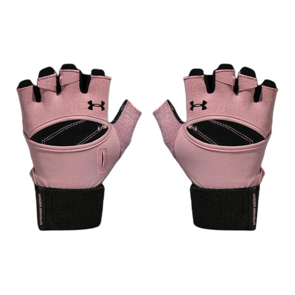 Женские розовые спортивные перчатки из кожи Under Armour
Женские розовые спортивные перчатки из кожи Under Armour