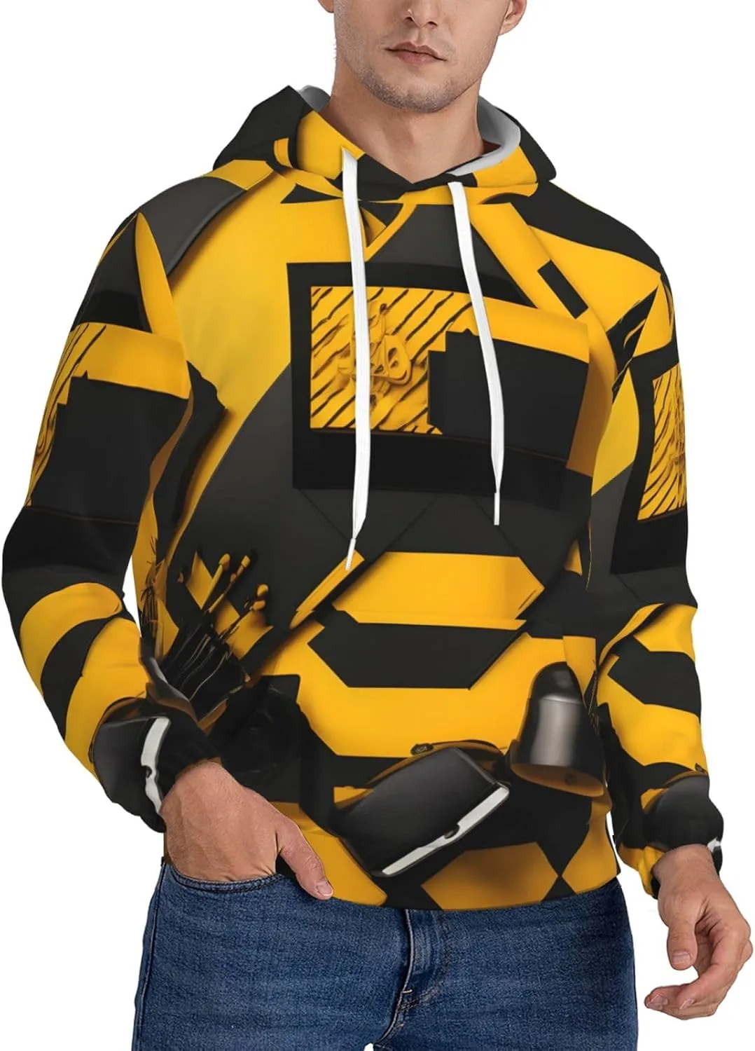 Толстовка Mustard Yellow And Black Print мужская, флисовая DUWAA
Толстовка Mustard Yellow And Black Print мужская, флисовая DUWAA