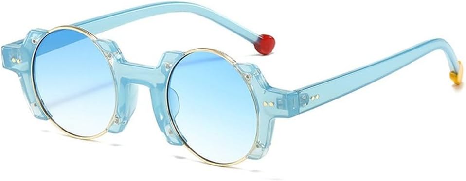 Популярные модные круглые женские солнцезащитные очки в стиле панк, ретро-очки с заклепками, мужские модные желто-синие солнцезащитные очки с градиентным переходом цвета и защитой от УФ-излучения UV400 SKFGNX, Blue Blue Gradient
Популярные модные круглые женские солнцезащитные очки в стиле панк, ретро-очки с заклепками, мужские модные желто-синие солнцезащитные очки с градиентным переходом цвета и защитой от УФ-излучения UV400 SKFGNX, Blue Blue Gradient