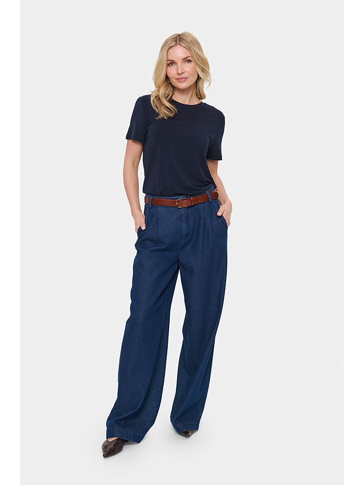 Рубашка Аделия темно-синего цвета SAINT TROPEZ
Рубашка Аделия темно-синего цвета SAINT TROPEZ