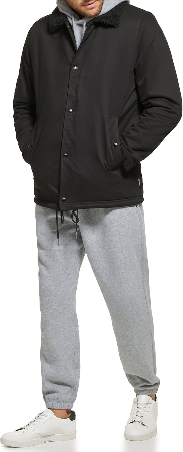 Мужская спортивная куртка Calvin Klein из хлопка с подкладкой из шерпы, Coach Black
Мужская спортивная куртка Calvin Klein из хлопка с подкладкой из шерпы, Coach Black