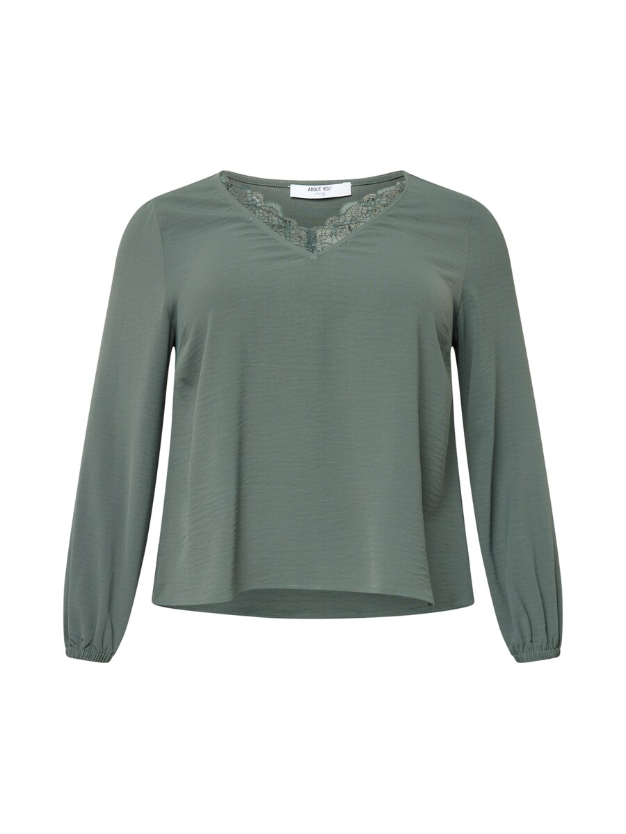 Туника ABOUT YOU Curvy Ivana, темно-зеленый 
Туника ABOUT YOU Curvy Ivana, темно-зеленый