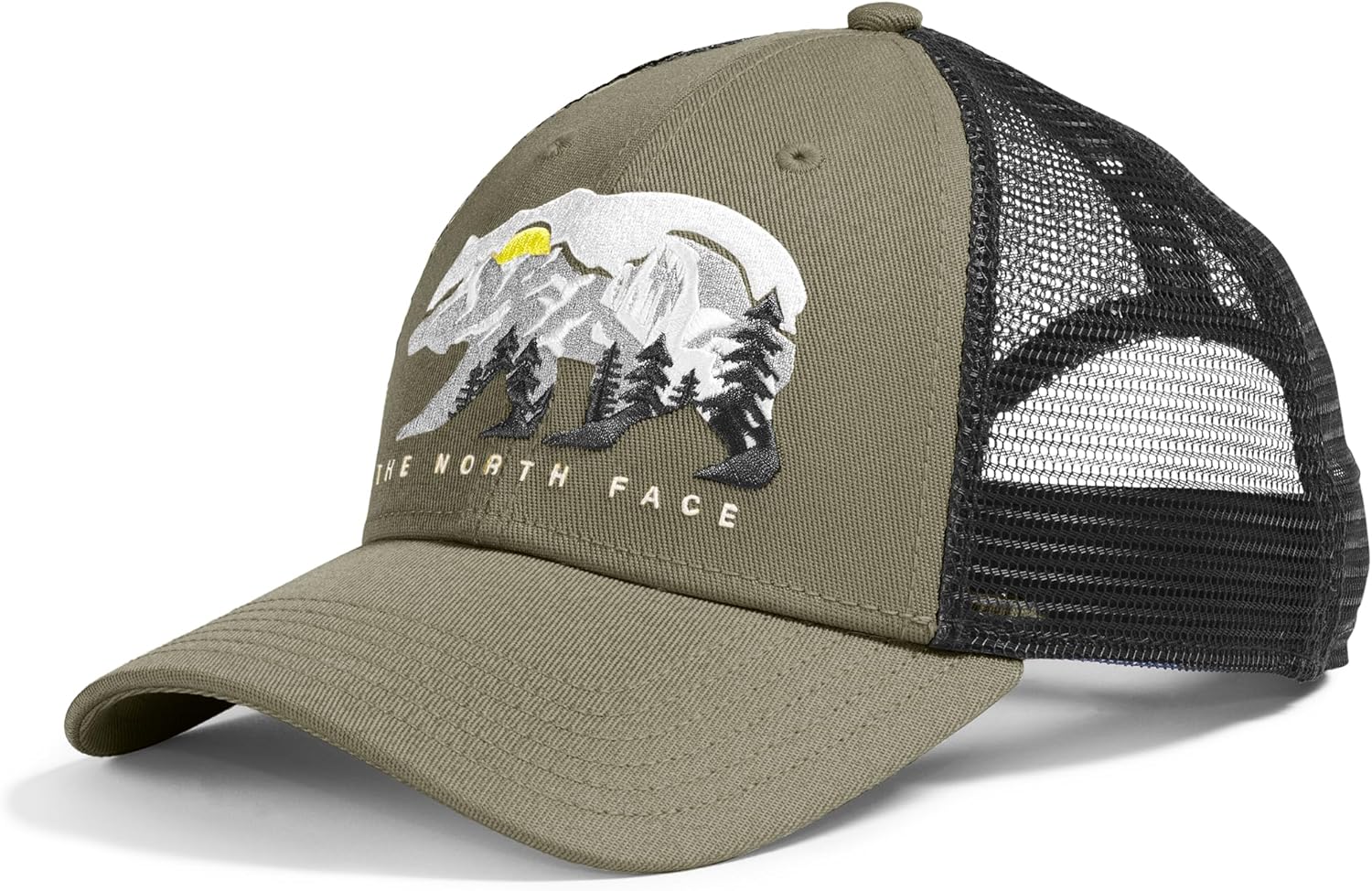THE NORTH FACE Embroidered Mudder Trucker, New Taupe Green/Bear Graphic
THE NORTH FACE Embroidered Mudder Trucker, New Taupe Green/Bear Graphic