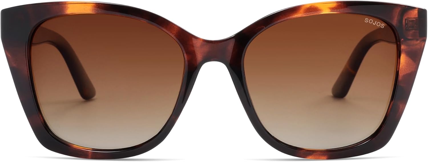 SOJOS Винтажные солнцезащитные очки большого размера "кошачий глаз" для женщин, защита от ультрафиолета UV400, дизайнерские линзы Lentes De Sol Para Mujer SJ2634, Yellow Tortoise/Brown Lens
SOJOS Винтажные солнцезащитные очки большого размера "кошачий глаз" для женщин, защита от ультрафиолета UV400, дизайнерские линзы Lentes De Sol Para Mujer SJ2634, Yellow Tortoise/Brown Lens