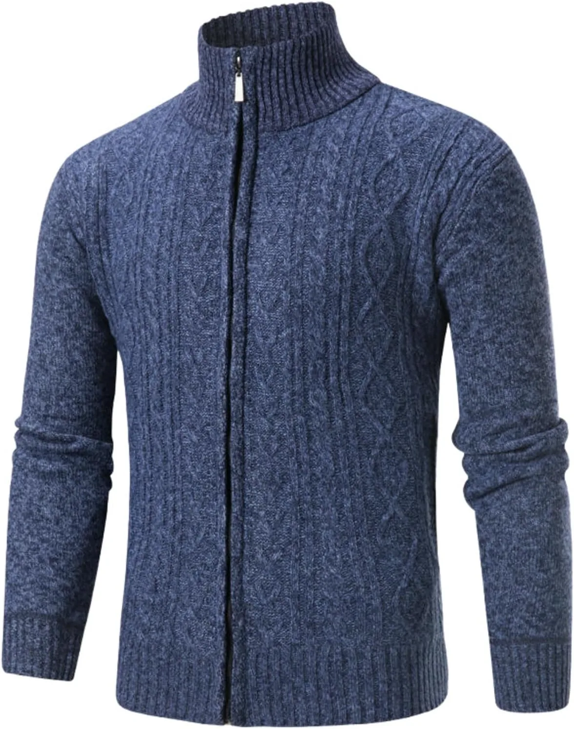 Мужской осенне-зимний кардиган с воротником стойкой и кабельной вязкой FOLKFOLD
Мужской осенне-зимний кардиган с воротником стойкой и кабельной вязкой FOLKFOLD