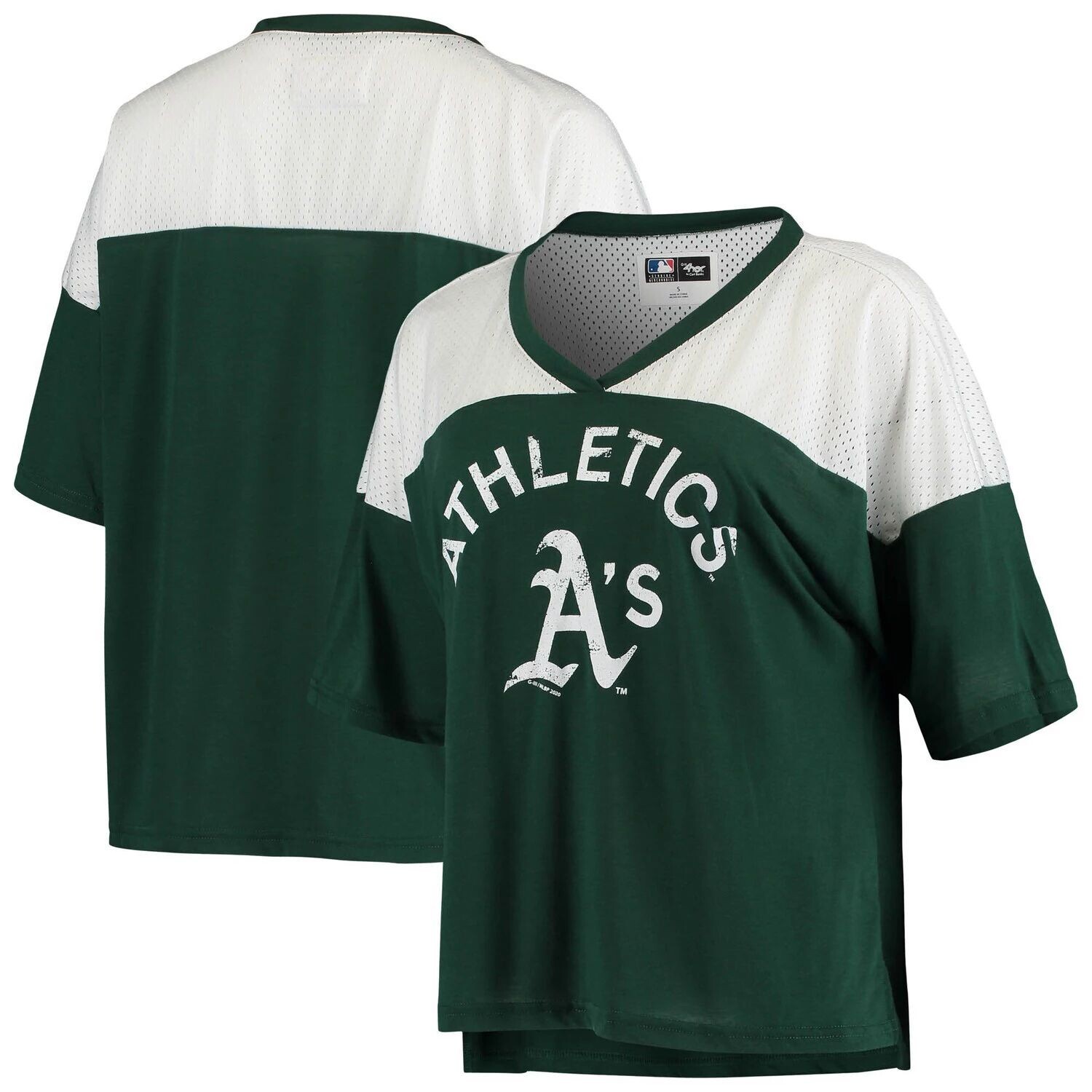 Женская футболка G-III Sports от Carl Banks Green Oakland Athletics All World с V-образным вырезом G-III
Женская футболка G-III Sports от Carl Banks Green Oakland Athletics All World с V-образным вырезом G-III