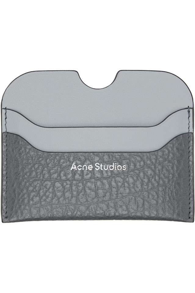 Acne Studios Серый большой двухцветный держатель для карт
Acne Studios Серый большой двухцветный держатель для карт