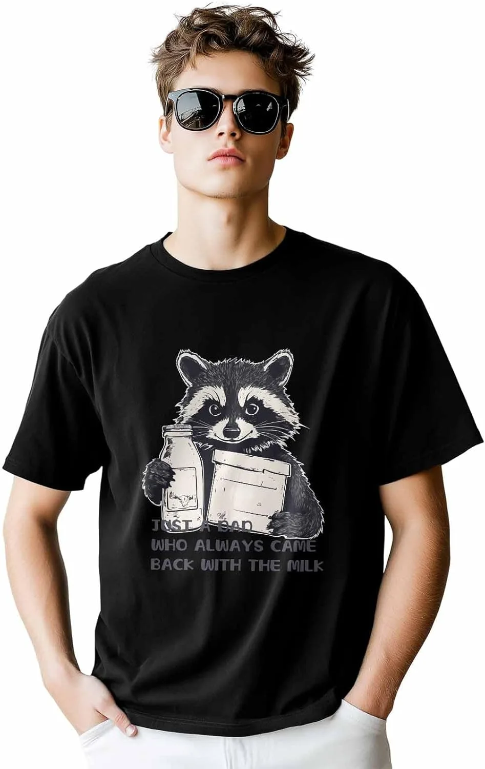 Футболка мужская Raccoon Milk с принтом, короткий рукав JasmineM
Футболка мужская Raccoon Milk с принтом, короткий рукав JasmineM
