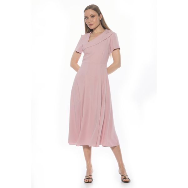 Женское платье с асимметричным воротником и расклешенным лифом с короткими рукавами Alexia Admor, красный
Женское платье с асимметричным воротником и расклешенным лифом с короткими рукавами Alexia Admor, красный