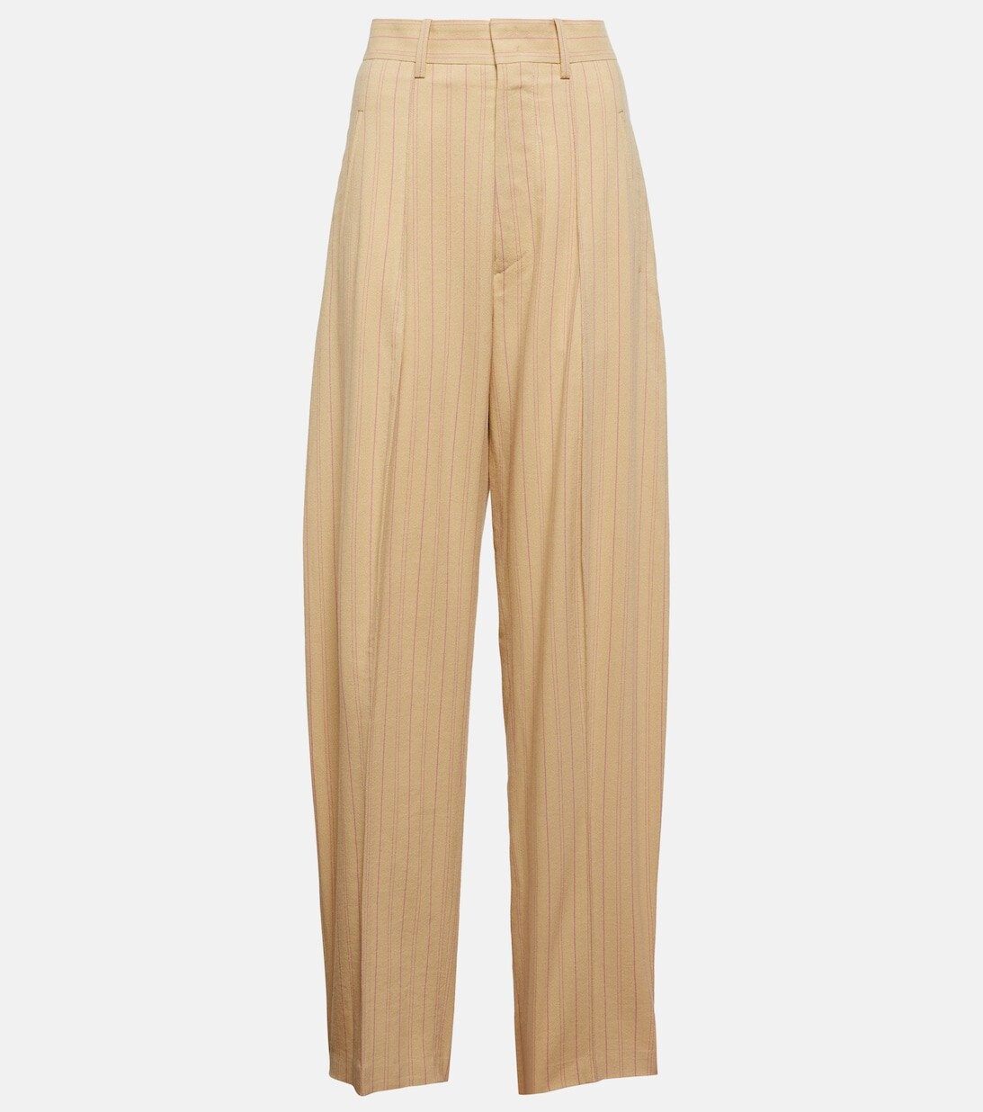 Брюки в тонкую полоску с высокой посадкой ISABEL MARANT, желтый
Брюки в тонкую полоску с высокой посадкой ISABEL MARANT, желтый