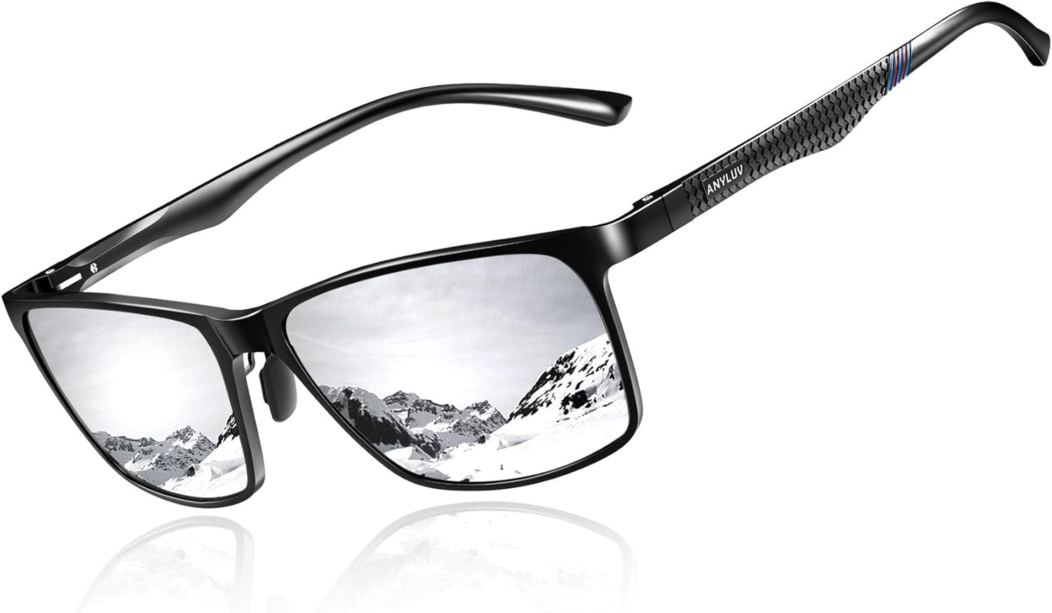 Поляризованные солнцезащитные очки ANYLUV для мужчин, прямоугольная классическая оправа из алюминия и магния, солнцезащитные очки для мужчин с защитой от УФ-излучения, D05 Black/Silver
Поляризованные солнцезащитные очки ANYLUV для мужчин, прямоугольная классическая оправа из алюминия и магния, солнцезащитные очки для мужчин с защитой от УФ-излучения, D05 Black/Silver