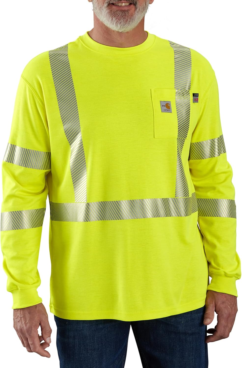 Carhartt мужская огнестойкая флуоресцентная футболка с длинным рукавом, свободного кроя, средней плотности, класс 3, с карманом, Brite Lime
Carhartt мужская огнестойкая флуоресцентная футболка с длинным рукавом, свободного кроя, средней плотности, класс 3, с карманом, Brite Lime