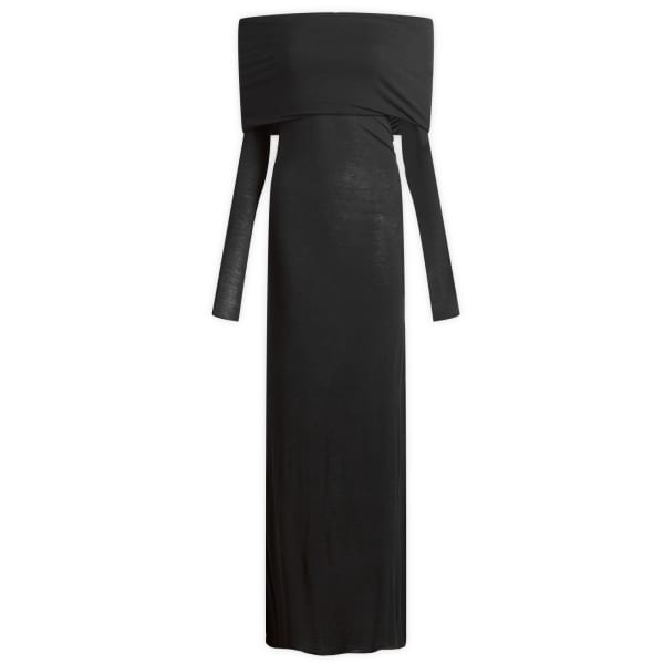Длинное платье из прозрачного модала с открытыми плечами Skims, Onyx
Длинное платье из прозрачного модала с открытыми плечами Skims, Onyx