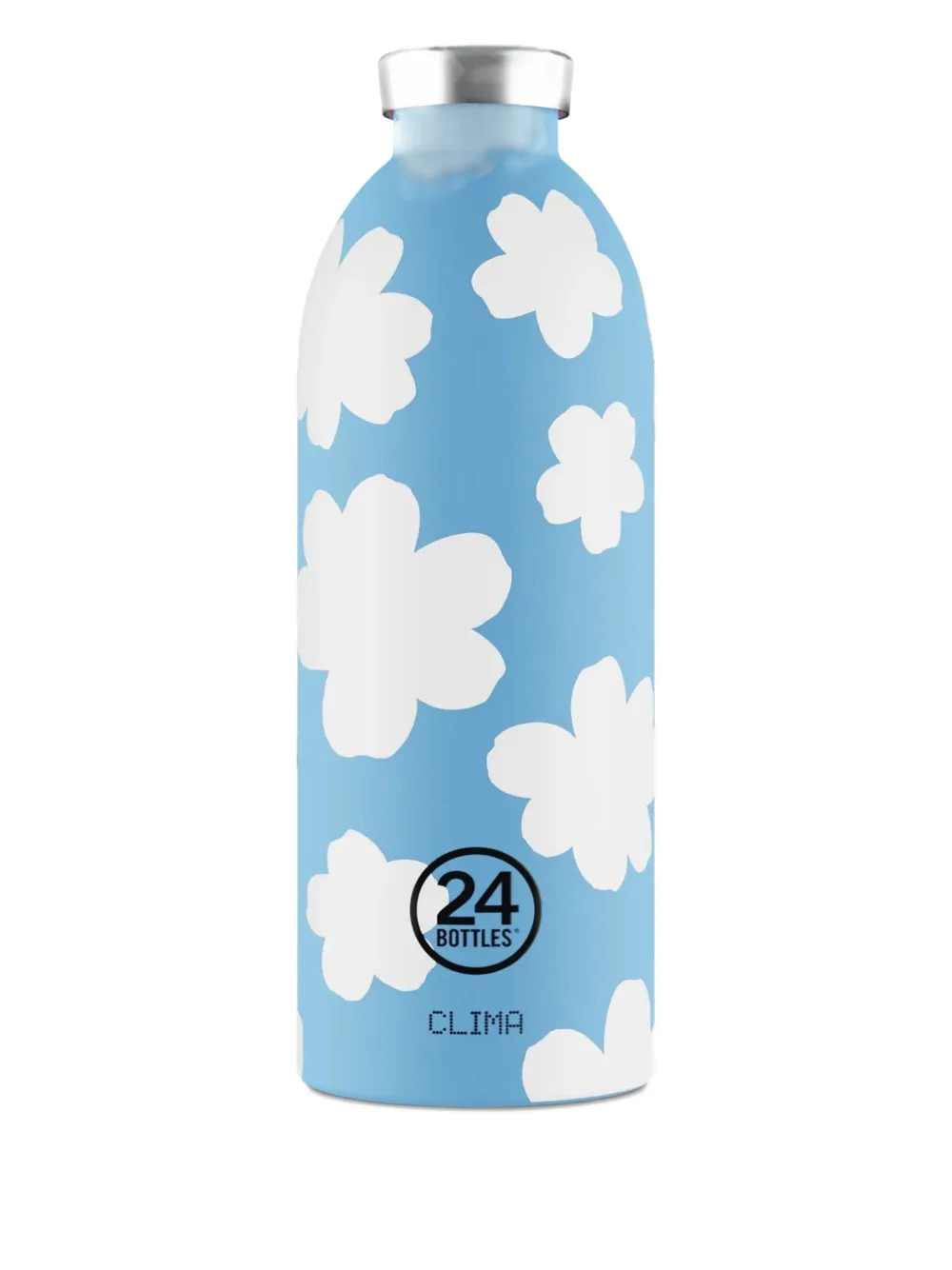 Бутылка clima с принтом, 500 мл, 25х8,4 см, 24Bottles, синий 
Бутылка clima с принтом, 500 мл, 25х8,4 см, 24Bottles, синий