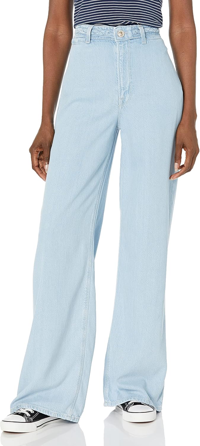 Джинсы GUESS Women's Super High Wide Braided, Sunny Ice
Джинсы GUESS Women's Super High Wide Braided, Sunny Ice