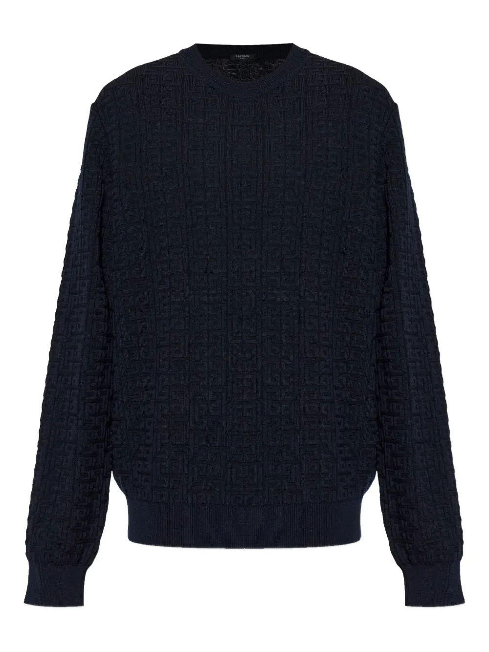 Свитер с логотипом Balmain, синий
Свитер с логотипом Balmain, синий
