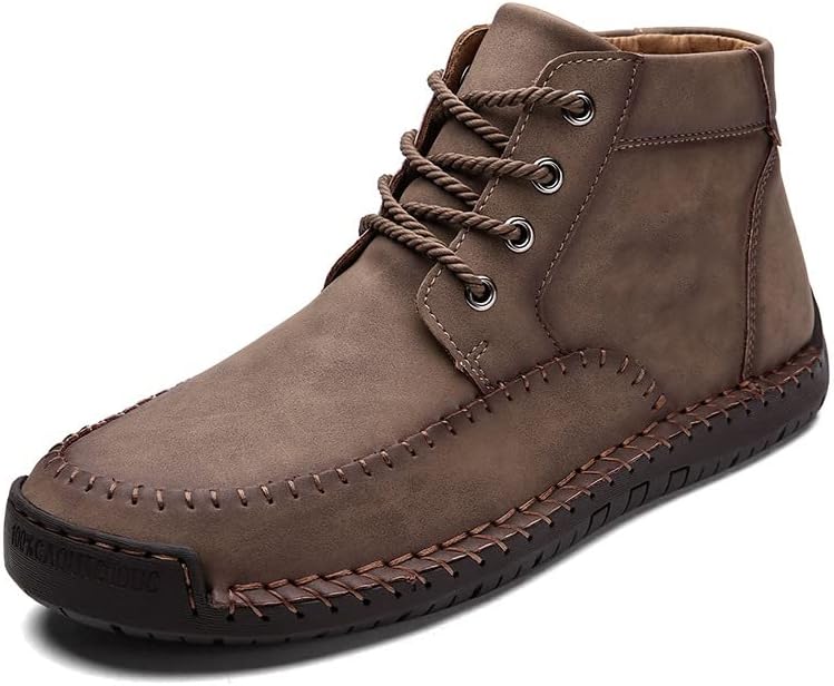 Мужские кожаные ботинки Chukka на шнуровке, с ручной строчкой, зимние теплые, повседневные, с нескользящей подошвой, удобные оксфорды для походов и работы ELSHTIDE, Khaki
Мужские кожаные ботинки Chukka на шнуровке, с ручной строчкой, зимние теплые, повседневные, с нескользящей подошвой, удобные оксфорды для походов и работы ELSHTIDE, Khaki