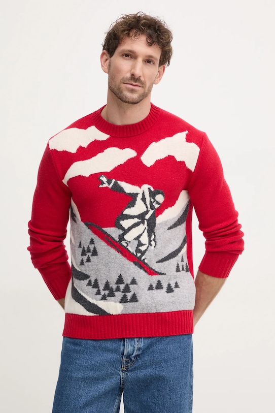 Шерстяной свитер United Colors Of Benetton, красный
Шерстяной свитер United Colors Of Benetton, красный