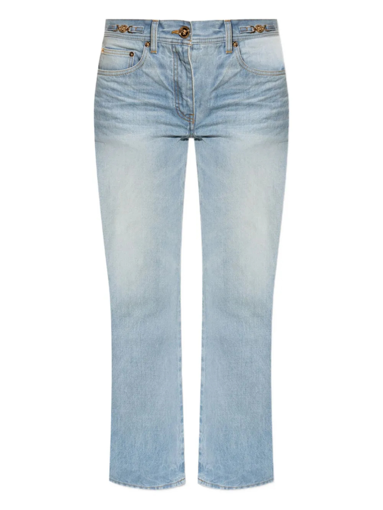 Джинсы с нашивкой-логотипом Versace, синий
Джинсы с нашивкой-логотипом Versace, синий